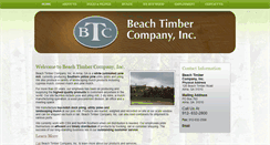 Desktop Screenshot of beachtimber.com