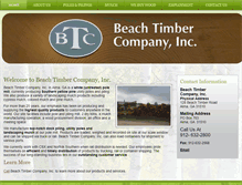 Tablet Screenshot of beachtimber.com